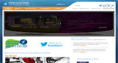 Desktop Screenshot of ferozsons-labs.com